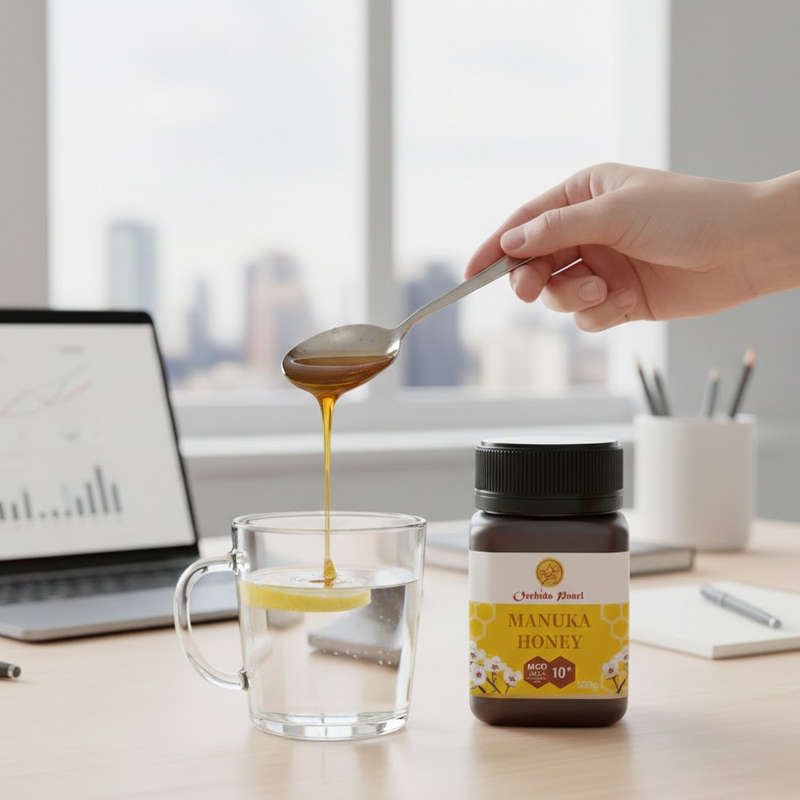 Orchids Pearl Manuka Honey NPA 10+ (MGO 263+) – Pure Australian Manuka Honey, 500g